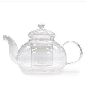 Théière à Infusion en Verre - Perle Ronde - 800ml