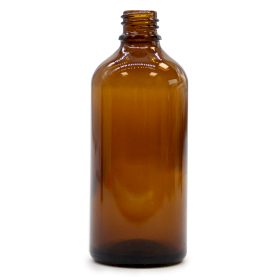 70x Bouteilles ambrées 100 ml givrées