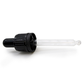 50x Bouchon Noir Compte-gouttes pour Flacon de 5ml