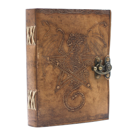 Carnet En Cuir Dragon (6x8