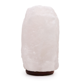 Lampe au Sel de l\'Himalaya Roche de Cristal avec Base - environ 8-10 kg
