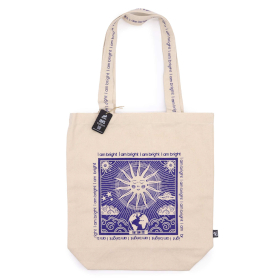 Tote Bag Hop Hare - I am Bright - Toile de Coton 10oz