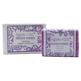 6x Savon Artisanal 140g - Pivoines Pressées