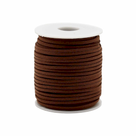 Rouleau Cordon Pour Pendentif en Vrac  - 2.5mm x 45m - Marron foncé A010