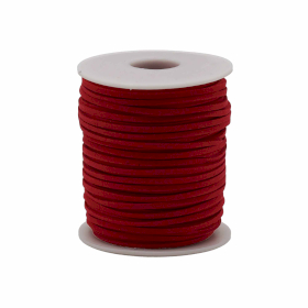 Rouleau Cordon Pour Pendentif en Vrac - 2.5mm x 45m - Rouge A056