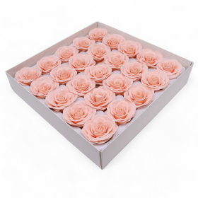 25x Fleur de Savon Artisanal - Large (7 couches) Rose Vintage - Fard à Joues Édouardien