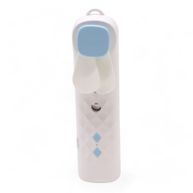 Ventilateur et Vaporisateur de Visage  Nano Mist Blanc - Rechargeable par USB