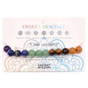 3x Bracelets Chakra Corde - 21 Pierres