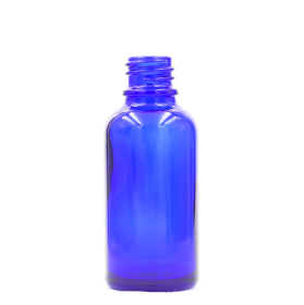 110x Bouteille Compte-gouttes en Verre Bleu de 30ml - Sans Bouchon