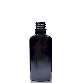 192x Bouteille Compte-gouttes en Verre Noir 10ml - Sans Bouchon