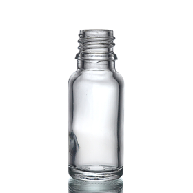 156x Bouteille Compte-gouttes en Verre Transparent de 15ml - Sans Bouchon