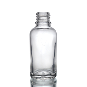 110x Bouteille Compte-gouttes en Verre Transparent de 30ml - Sans Bouchon