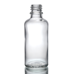 70x Bouteille Compte-gouttes en Verre Transparent de 100ml - Sans Bouchon