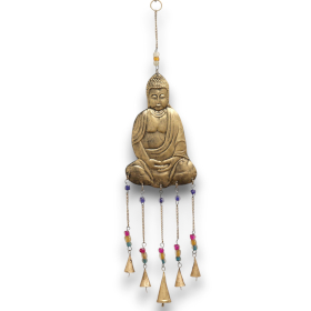 4x Carillons Indiens - Grand Bouddha 5 Carillons de Cloche