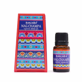 6x Huile Parfumée Indienne Banjara 10ml  - Nag Champa