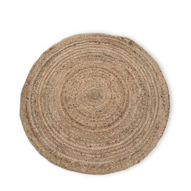 Tapis Rond Doux en Jute 90 cm