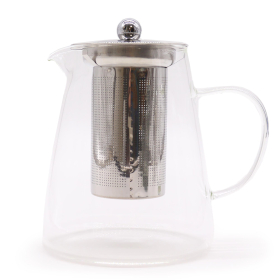 Théière à Infusion en Verre - Forme de Flacon - 950ml