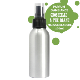 6x Spray d\'Ambiance 100ml - Groseille à Maquereau & Thé Blanc - Sans Étiquette