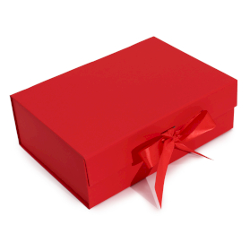 3x Coffret Cadeau en Kit - Grand Format (28,2 x 20,2 x 9,2 cm) - Rouge