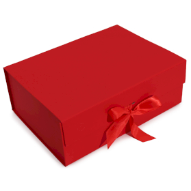 3x Coffret Cadeau en Kit - Extra Large (33x25x12cm) - Rouge