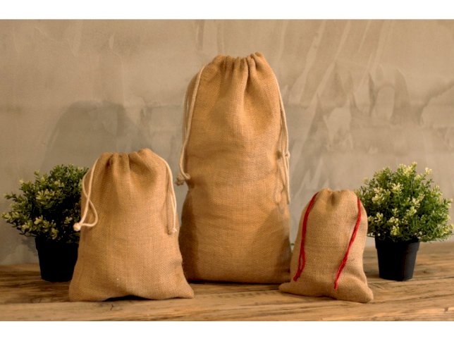 Sacs en jute avec cordons - AWGifts-France