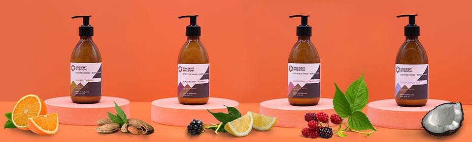 Lotions parfumées pour les mains et le corps