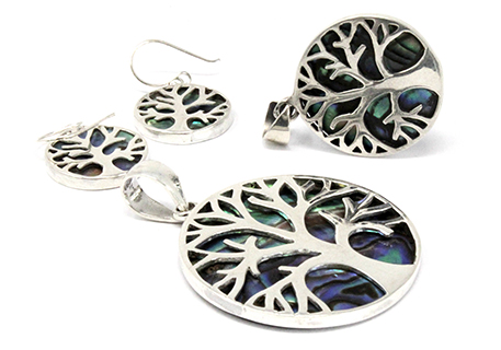 Pendentifs & Boucles d'Oreilles Arbre de la vie