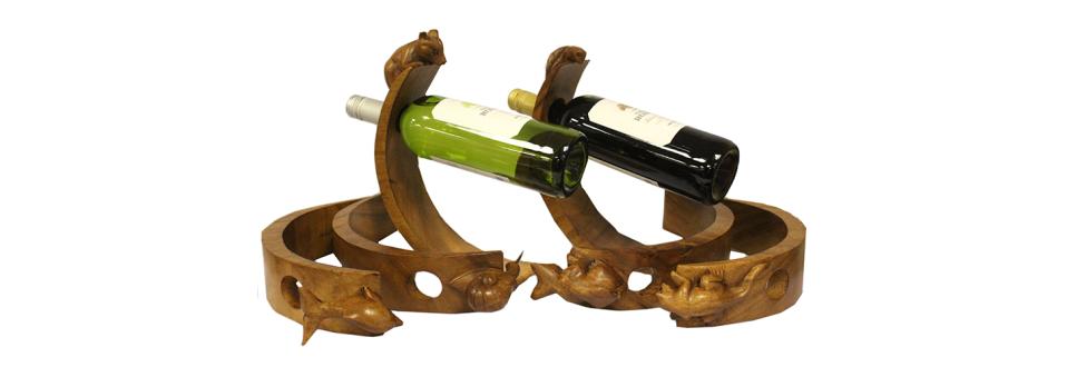 Porte bouteille en Bois