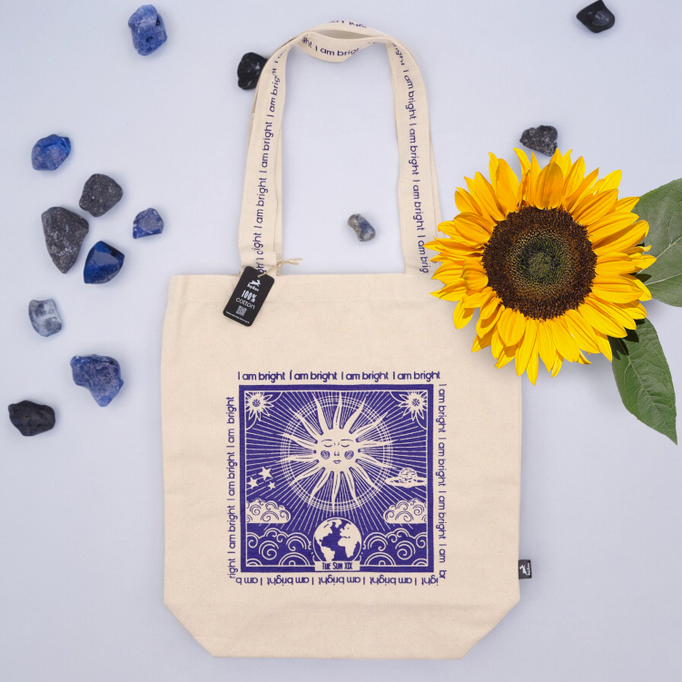 Tote bag Hop Hare Tarot en Coton en Gros - AWGifts France