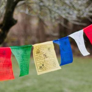 Drapeaux de Prière et de Mantra Tibétains