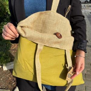 Grands Sacs Réversibles en Jute & Coton - AWGifts France